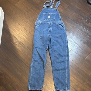 Vintage Men's Classic Blue Denim Overalls
